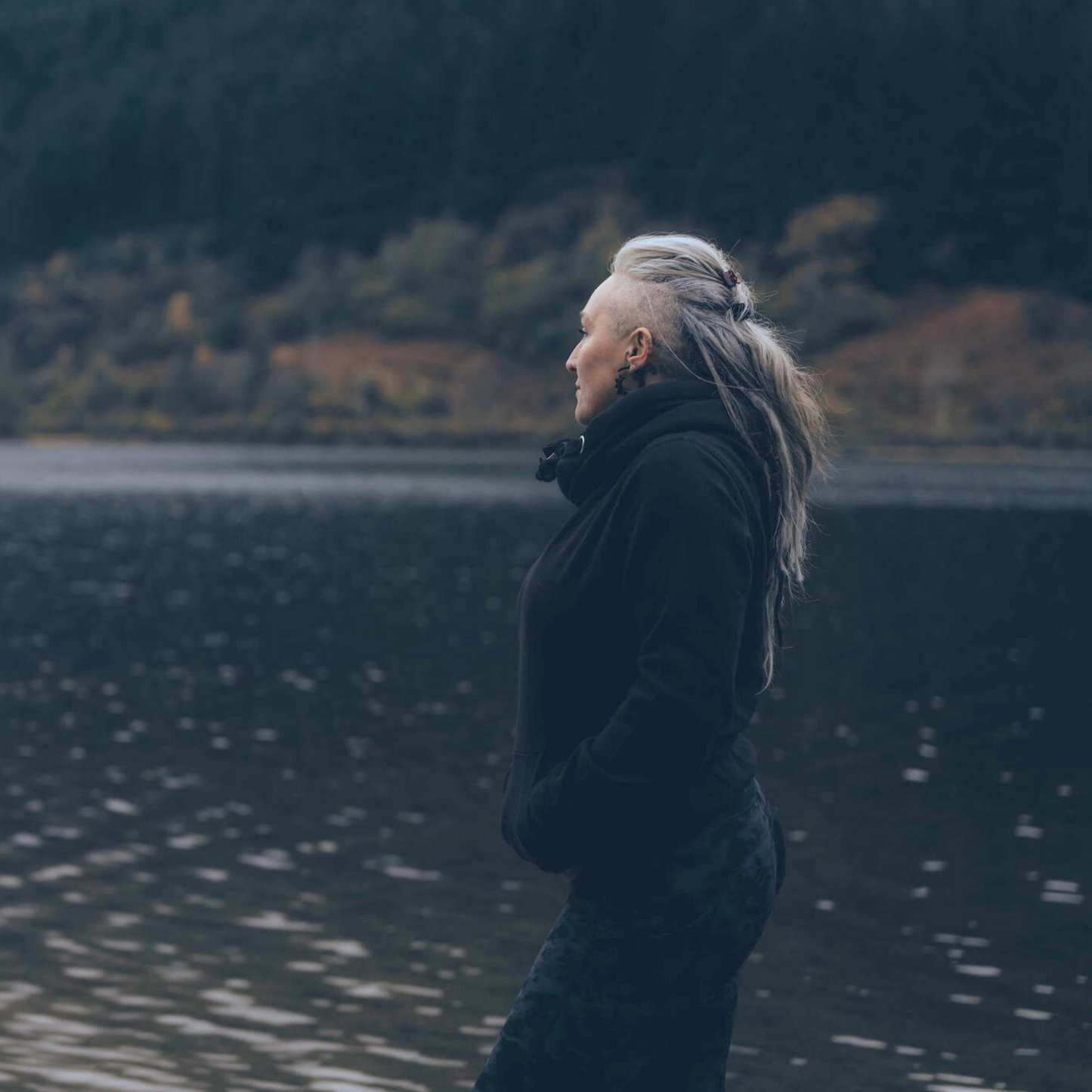 Wanderlust Cross Neck Hoodie