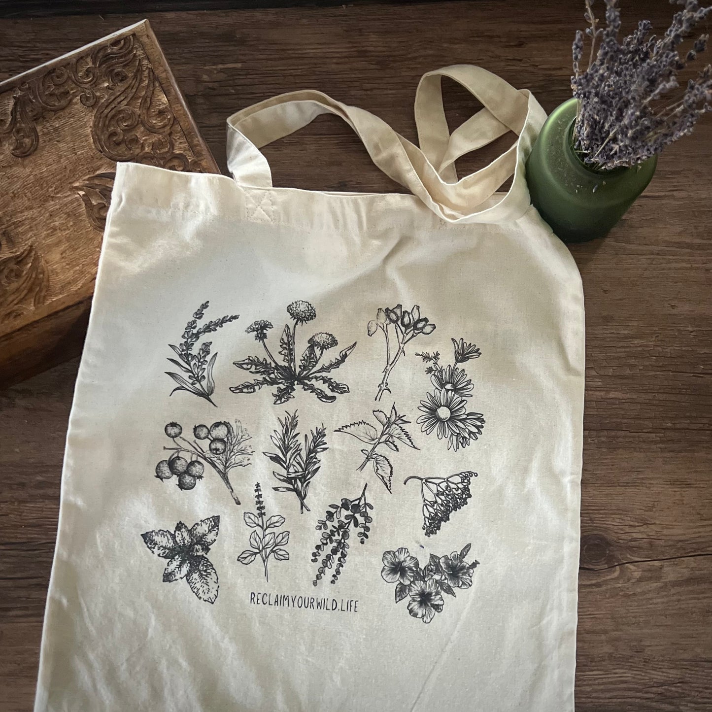 Herb Organic Cotton Tote