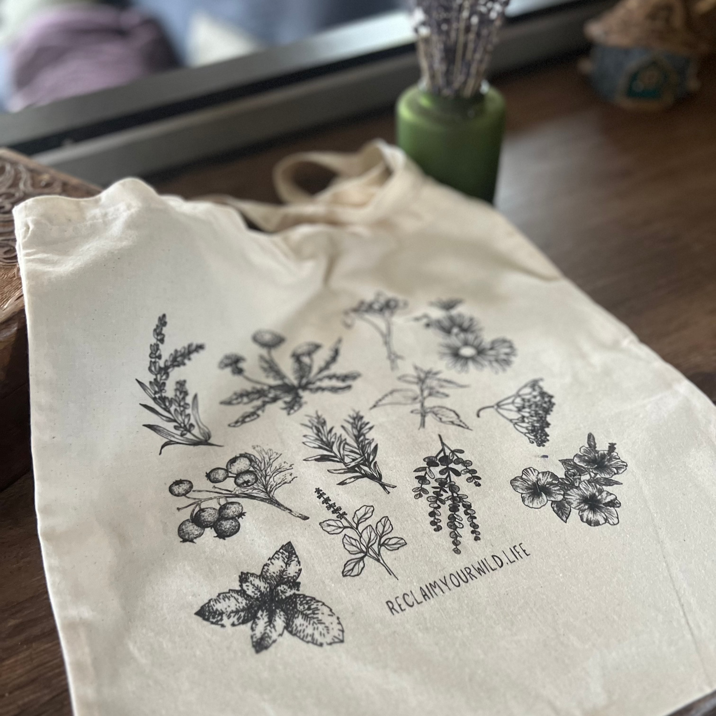 Herb Organic Cotton Tote