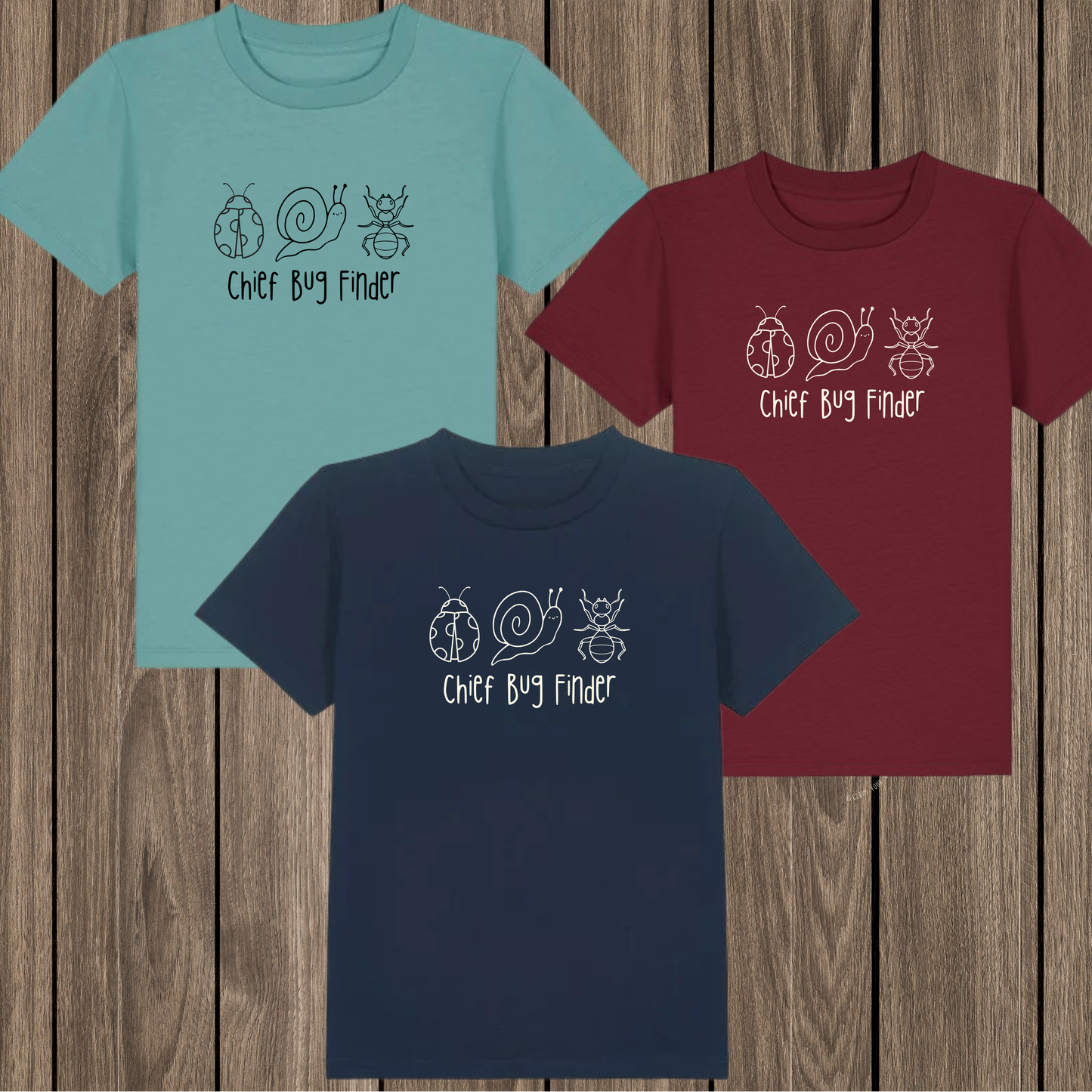 Chief Bug Finder Kids T
