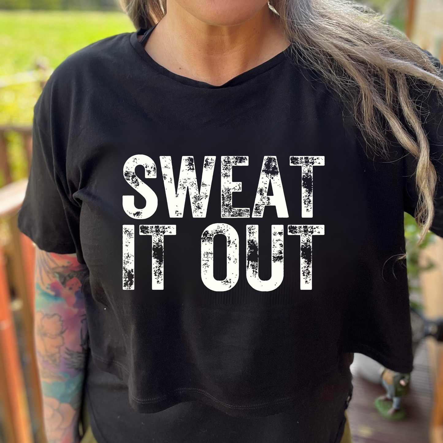 Sweat It Out Cropped T