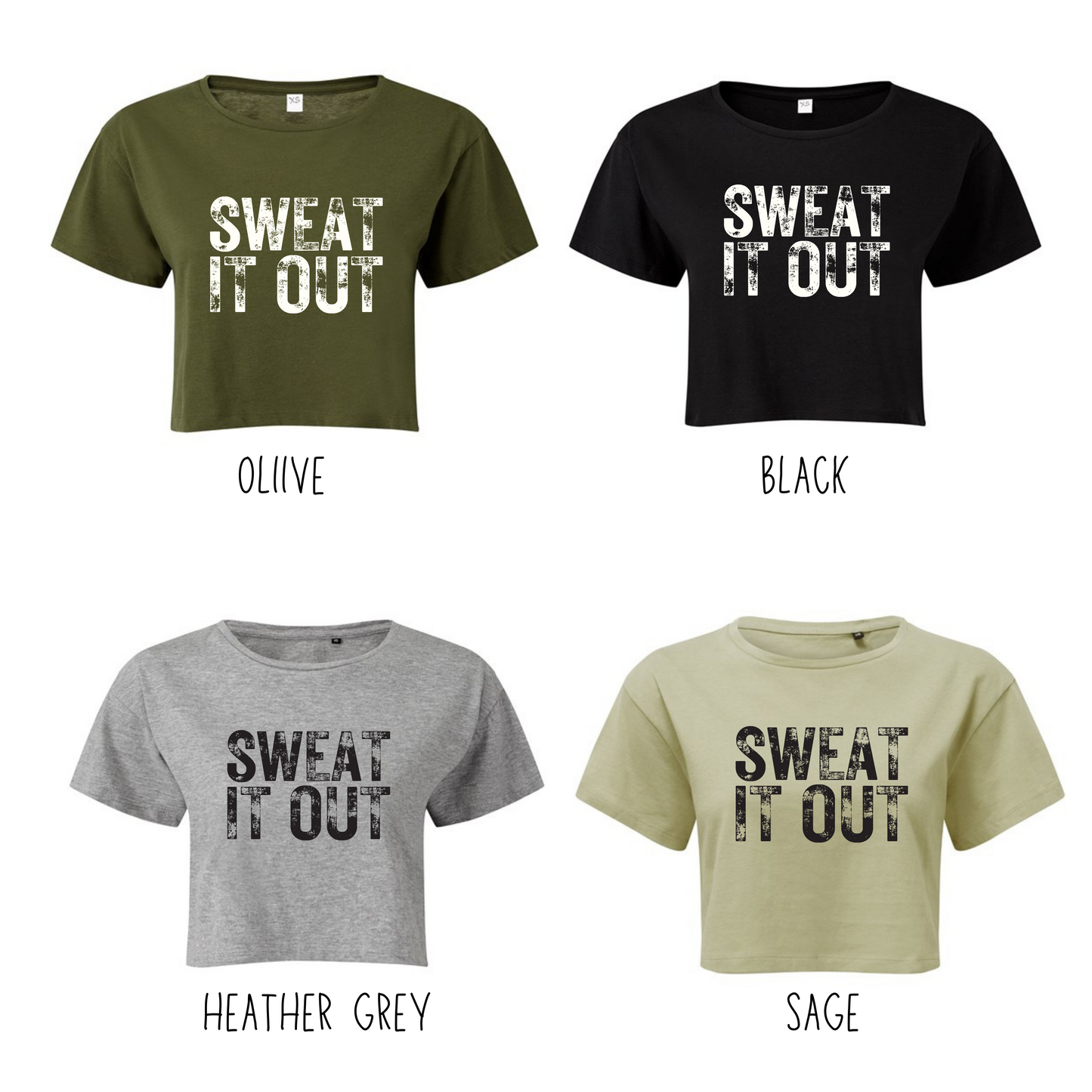 Sweat It Out Cropped T