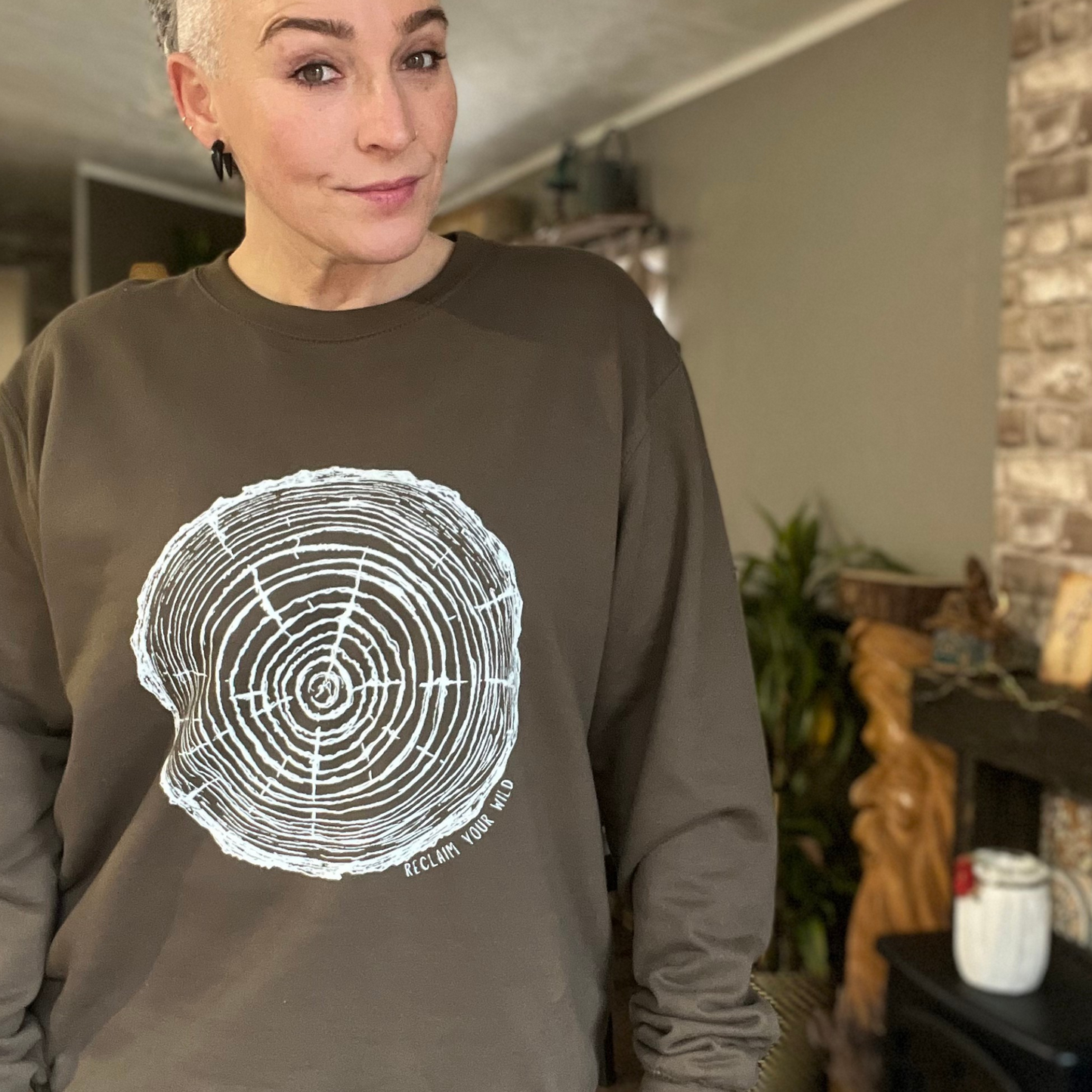 Tree Rings Unisex Sweater
