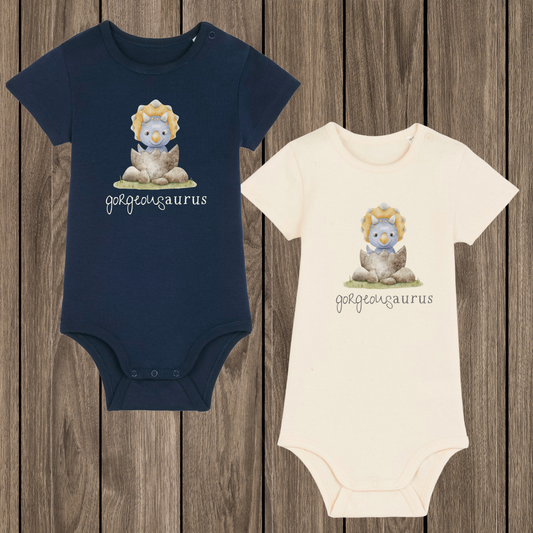 Gorgeousaurus Baby Bodysuit