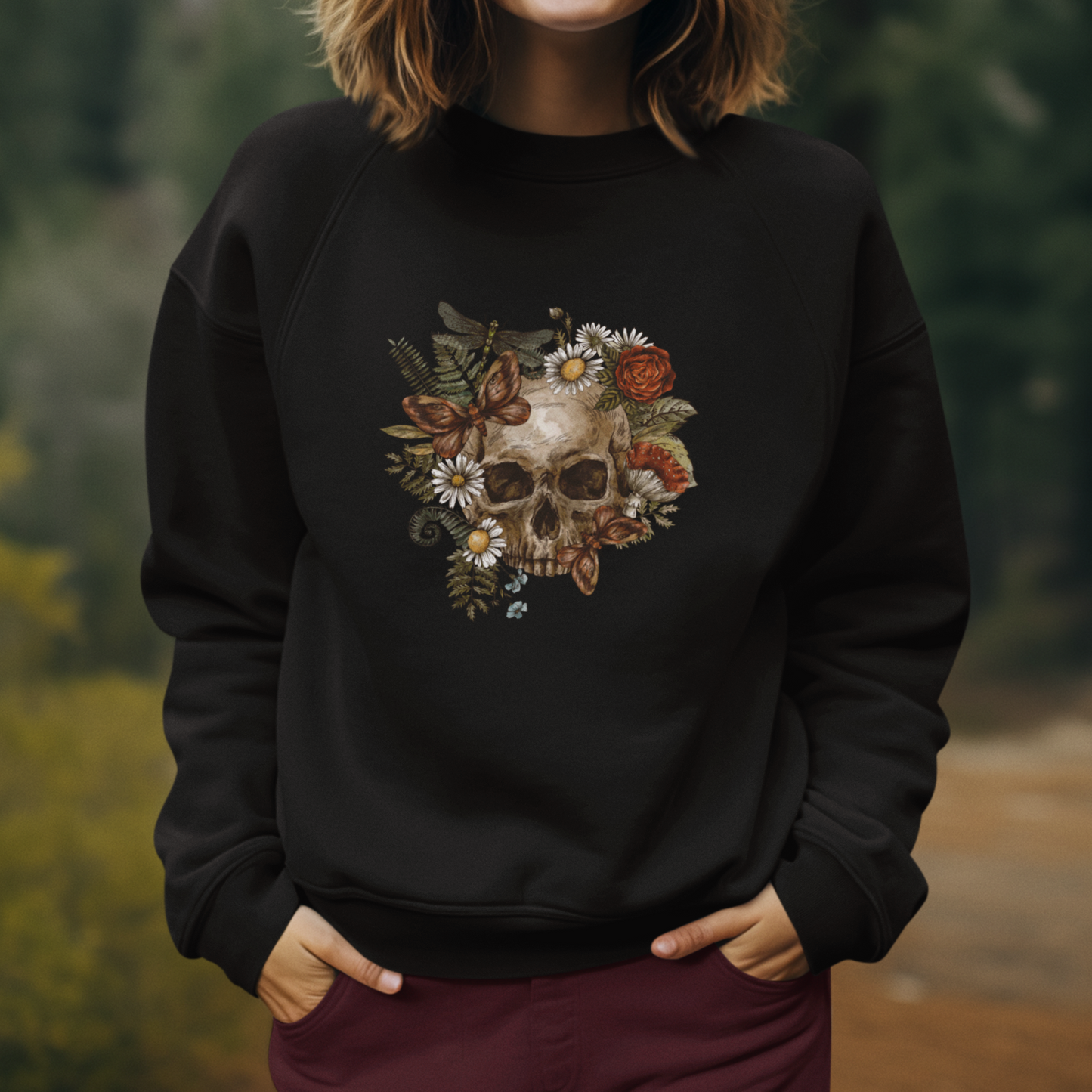 Nature Skull Unisex Sweater