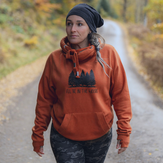In The Woods Cross Neck Hoodie
