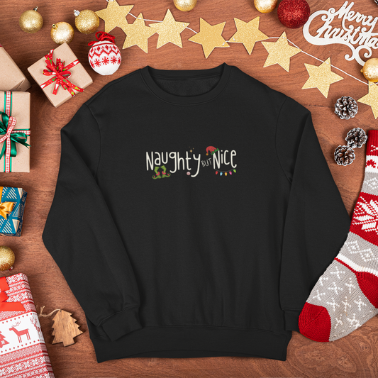 Naughty but Nice Festive Sweater