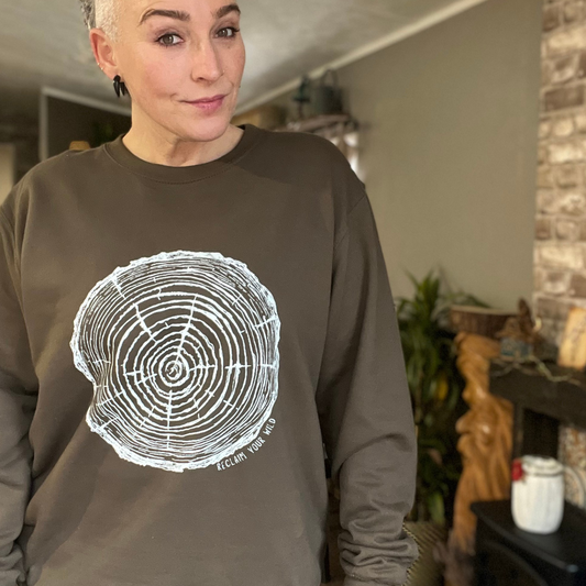 Tree Rings Unisex Sweater