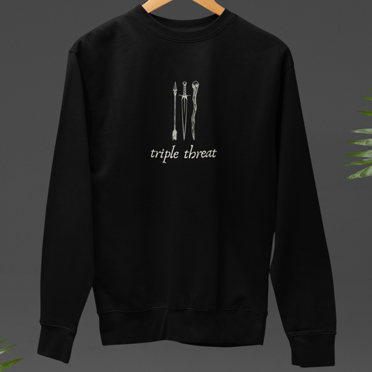 Triple Threat Unisex Sweater