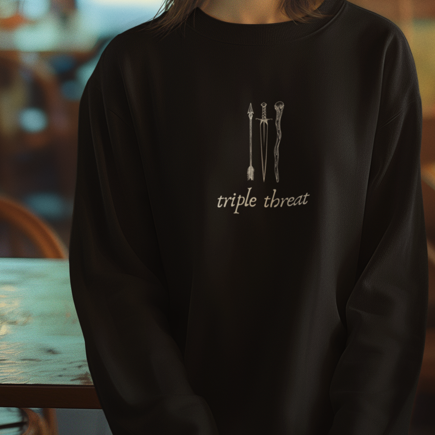 Triple Threat Unisex Sweater