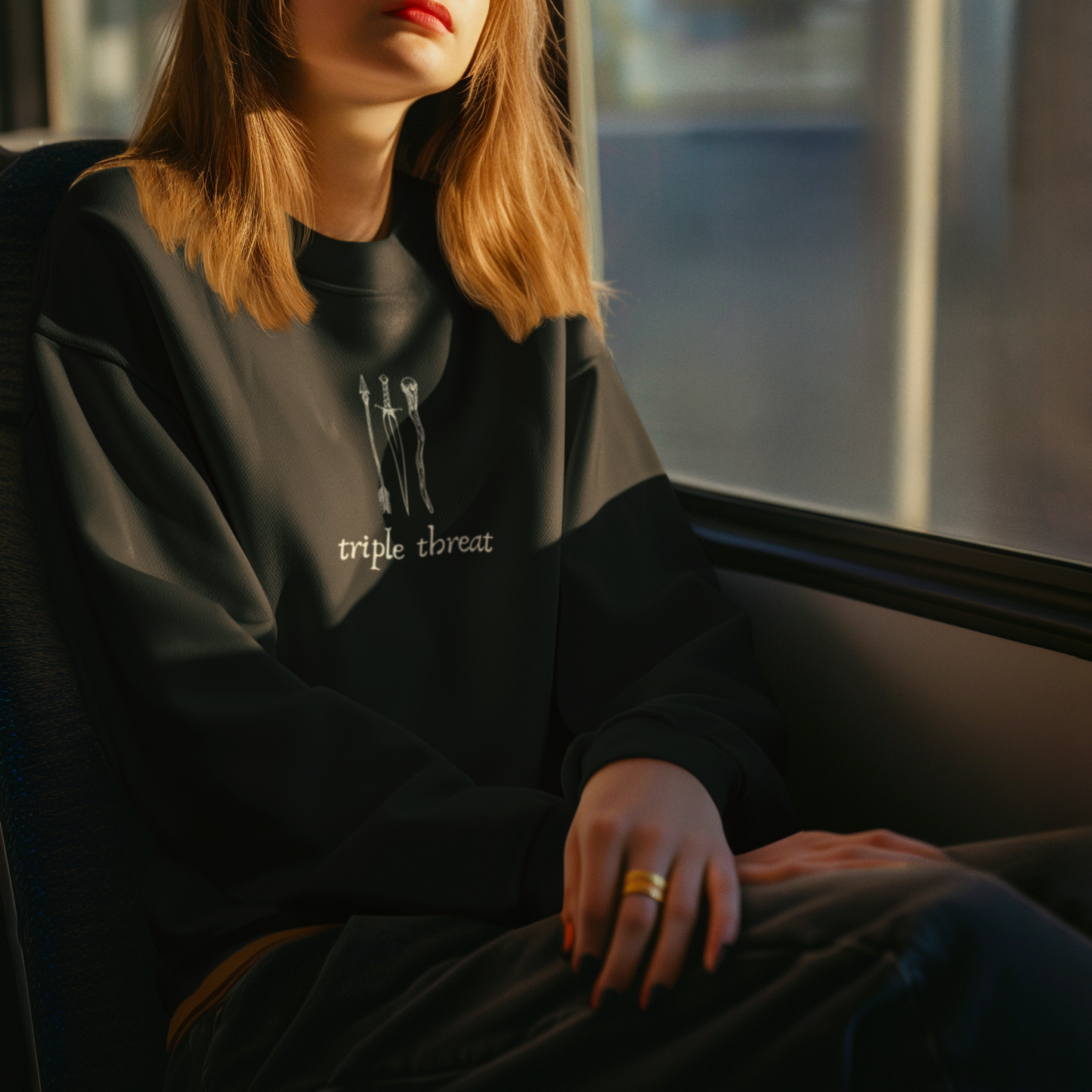 Triple Threat Unisex Sweater